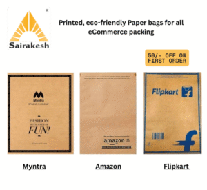 myntra, amazon, flipkart paper bags